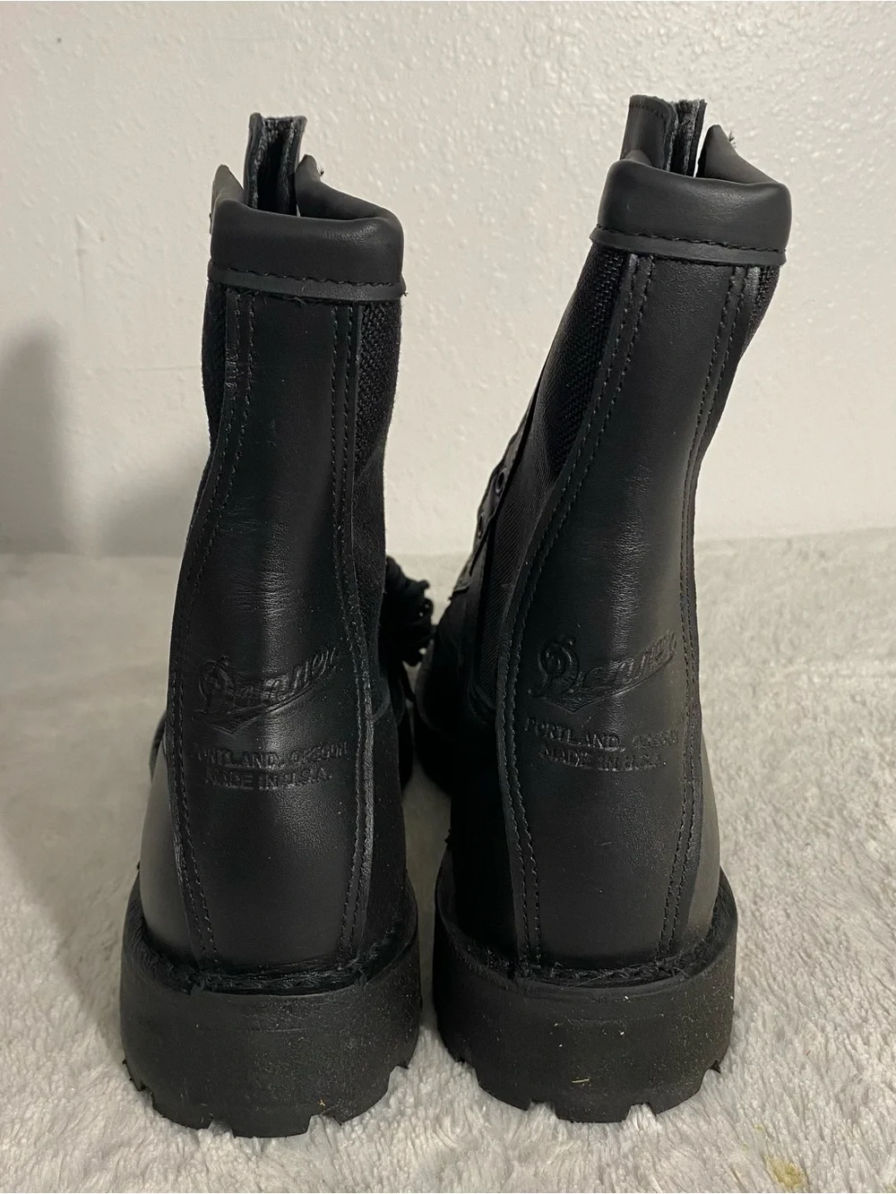 New Danner Acadia 8” Black Leather & Nylon Boots Men’s Size 8 D